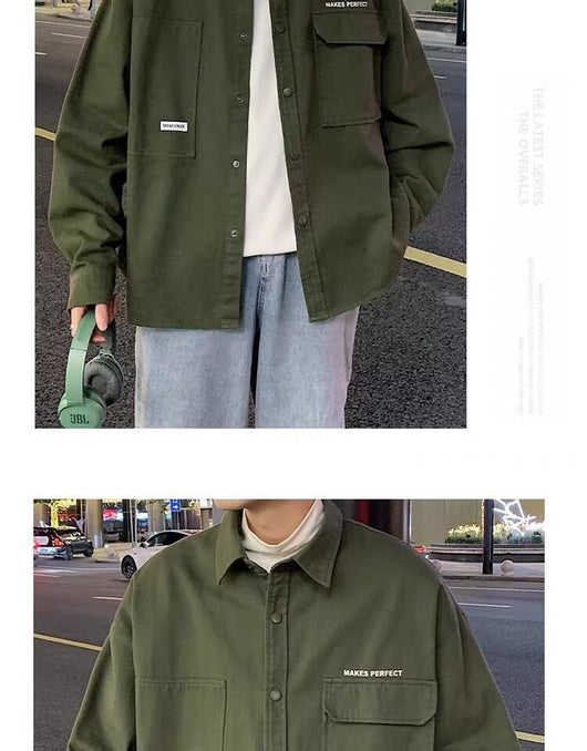 Cardigan Oversized Suelto de Manga Larga para Hombre - Image 12