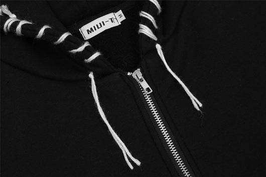 Sudadera Estampada Diablo con Capucha Cosida a Mano - Image 15