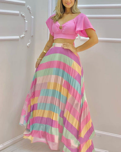 Traje de Pantalón Colorido para Mujer - Colección Verano - Image 8
