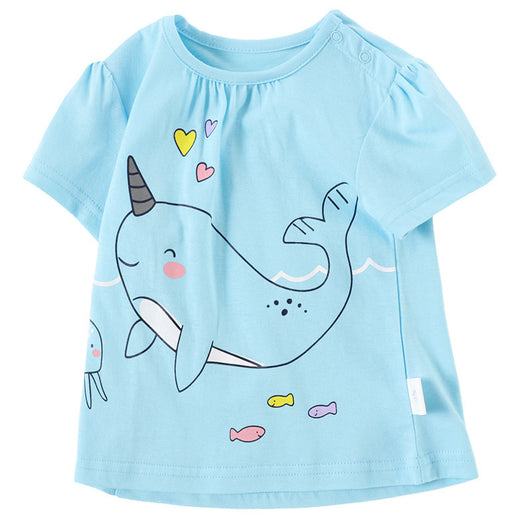 Playera Infantil de Manga Corta con Estampado de Caricaturas - Image 6