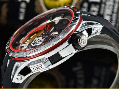 Reloj de Silicona Hueca con Esfera Grande y Redonda - Image 3