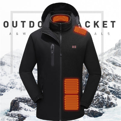 Chaqueta Térmica Inteligente Dual Zone para Montaña y Expediciones en Frío Extremo