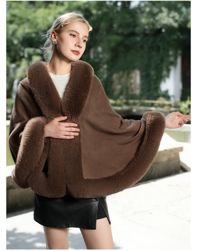 Capa Elegante de Pelaje Puro - Abrigo Versátil para Eventos y Noches Especiales - Image 17