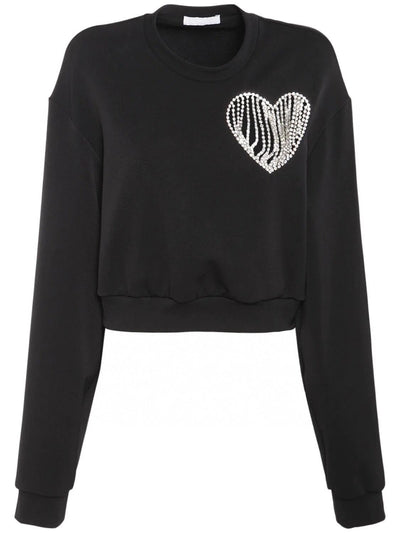 Sudadera Suelta de Manga Larga con Cutout de Corazón para Mujer - Image 8