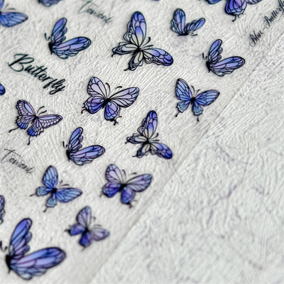 Stickers de Uñas 5D con Mariposas en Relieve - Adhesivos Impermeables y Duraderos - Image 27