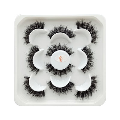 Set de 5 Pares de Pestañas Postizas con Diseño Floral - Image 4
