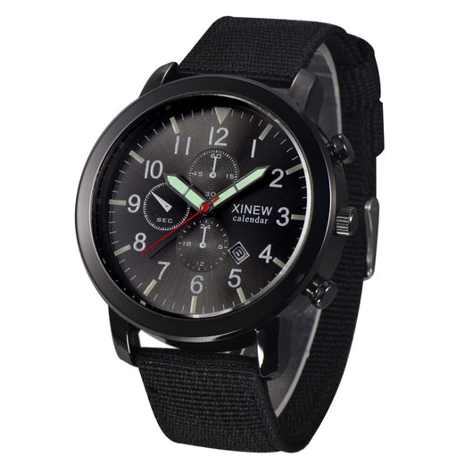 Reloj de Pulsera Hombre Banda Nylon Calendario Cuarzo - Image 23
