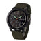 Reloj de Pulsera Hombre Banda Nylon Calendario Cuarzo