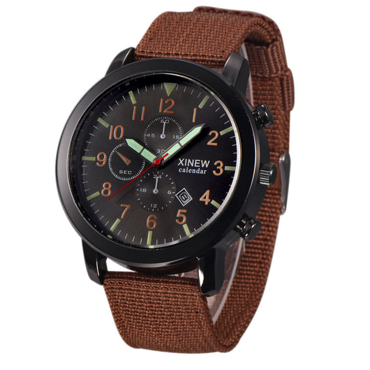 Reloj de Pulsera Hombre Banda Nylon Calendario Cuarzo - Image 26