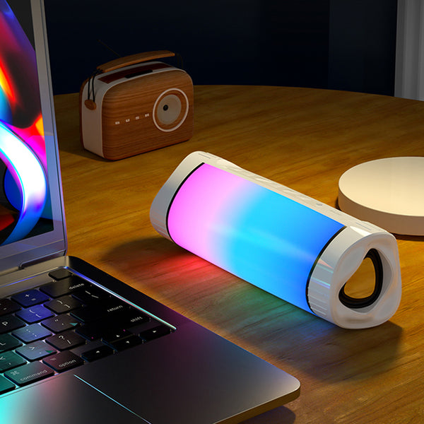 Parlante Bluetooth 3D con Iluminación Inteligente y Sonido Envolvente