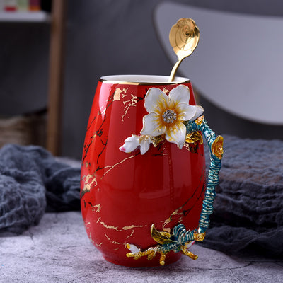 Taza Cerámica Grande con Cuchara - Diseño Creativo y Funcional - Image 6