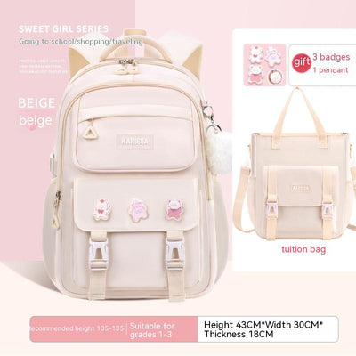 Mochila Escolar Impermeable para Niñas - Gran Capacidad y Resistente - Image 18