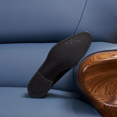Zapatos de Cuero Genuino para Hombre Estilo Europeo y Británico - Image 14