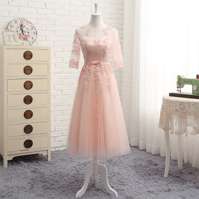 Vestido de Noche Midi Elegante para Bodas y Banquetes - Image 11