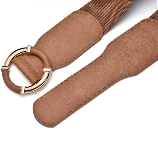 Cinturón Elástico Ancho con Hebilla de Anillo - Protección y Comodidad - Image 2