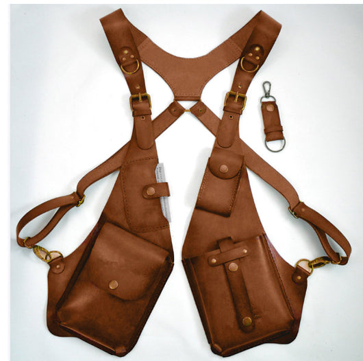 Billetera Steampunk Medieval de Cuero para Cinturón - Image 10
