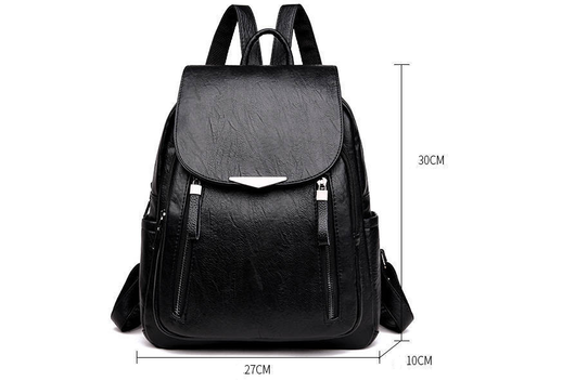Mochila Casual de PU Wild Fashion - Estilo y Funcionalidad - Image 9
