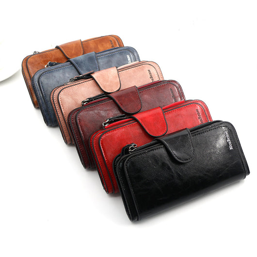 Cartera Larga para Mujer - Billetera Clutch Elegante