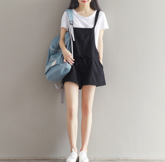 Pantalón Corto Overall Casual