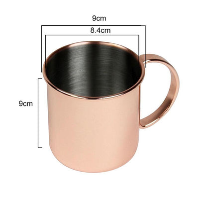 Vaso de Cóctel en Acero Inoxidable Oro Rosa - Image 3
