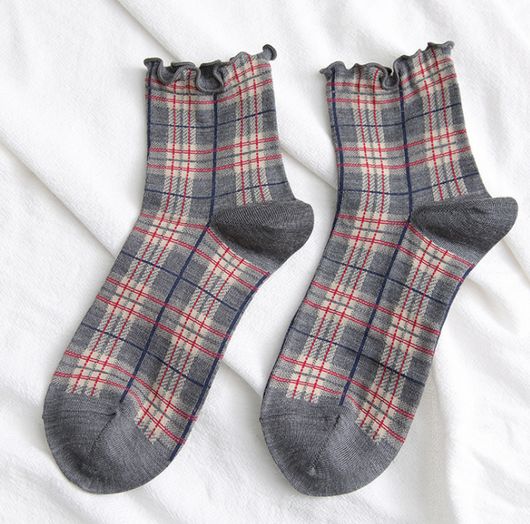 Calcetines Estampado Cuadros para Mujer - Image 13
