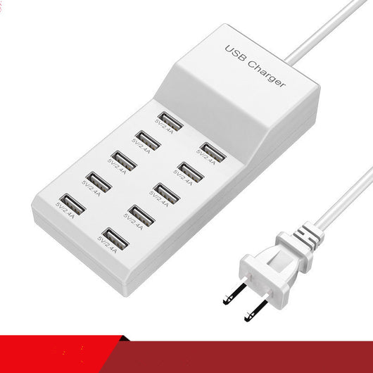 Cargador USB Multi Puerto 5V 2A - Carga Rápida para Múltiples Dispositivos - Image 4