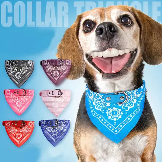 Pañuelo Triangular para Mascotas - Bandana Elegante para Perros