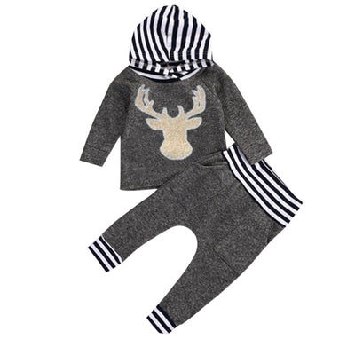 Conjunto Deportivo con Capucha y Diseño de Rayas Estampadas - Image 11