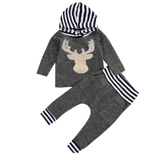 Conjunto Deportivo con Capucha y Diseño de Rayas Estampadas - Image 11