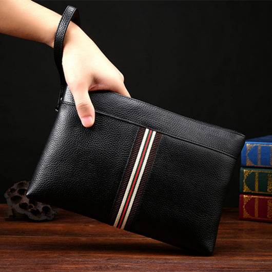 Bolso de Cuero Premium para Hombre - Cartera Clutch de Piel Genuina - Image 15