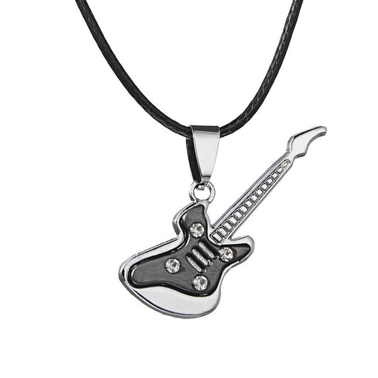 Dije de Guitarra en Acero Inoxidable - Regalo de Pareja con Personalidad - Image 3