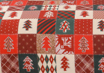 Conjunto de Tres Piezas a Cuadros Rojo Navideño - Image 10