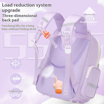 Mochila Escolar Ergonómica Turtle - Gran Capacidad y Alivio de Carga - Image 3