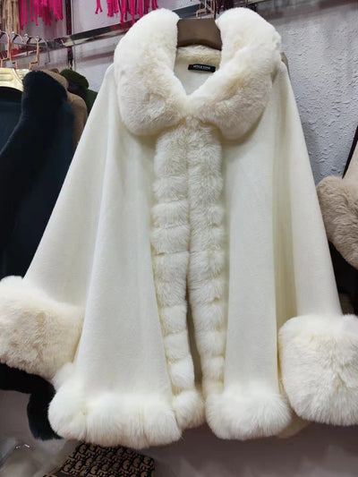 Cardigan Tejido con Cuello de Piel - Abrigo Elegante de Punto - Image 12