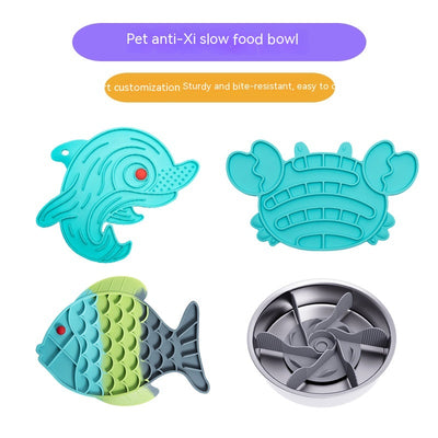 Plato Inteligente Anti-Asfixia para Mascotas - Alimentación Lenta y Segura - Image 3
