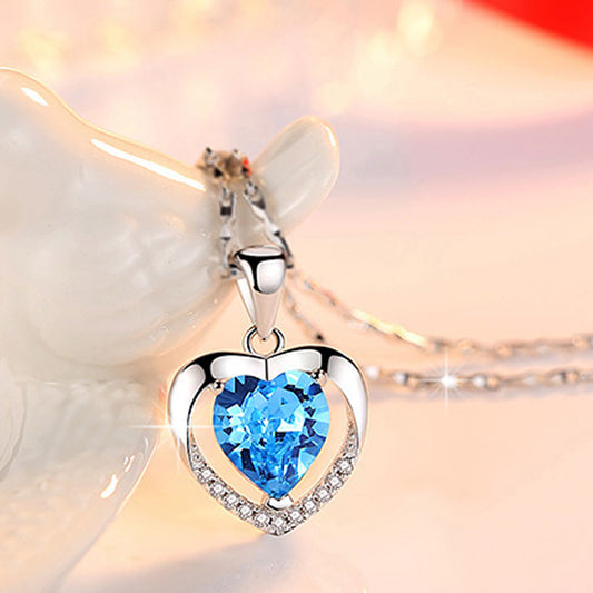 Colgante de Cristal con Forma de Corazón