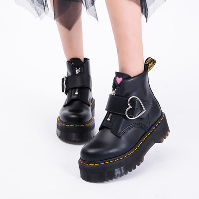 Botas Martin con Hebilla de Corazón
