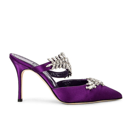 Sandalias Stiletto con Punta Francesa y Strass para Drag - Media Punta - Image 5
