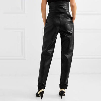 Pantalones de Cuero Ajustados - Image 2
