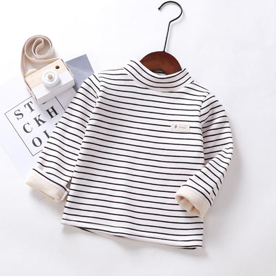 Polera Cuello Medio a Rayas - Prenda Única Ajustada - Image 13