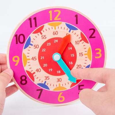 Reloj Educativo Montessori de Madera para Niños - Image 5