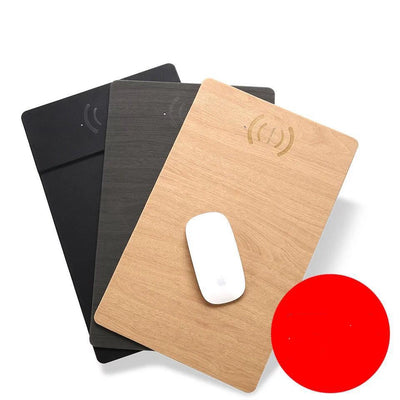Mousepad de Cuero PU con Cargador Inalámbrico Qi para Móviles - Image 8