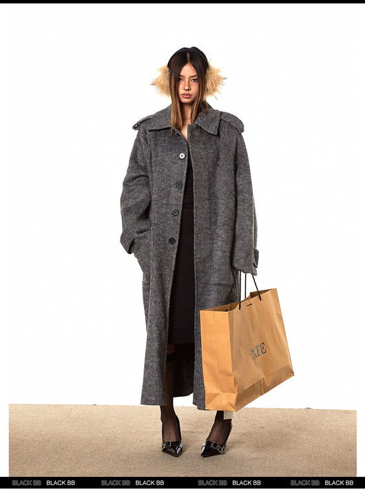 Abrigo de Lana Doble Faz Artesanal Premium para Otoño e Invierno - Image 11