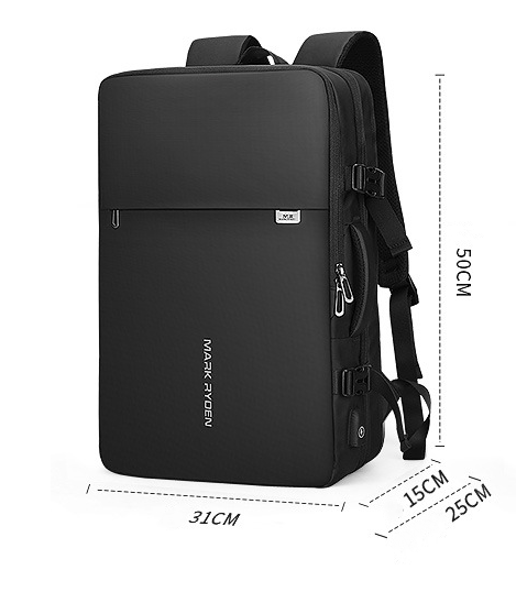 Mochila Ejecutiva para Viajes con Compartimento Expandible - Image 3