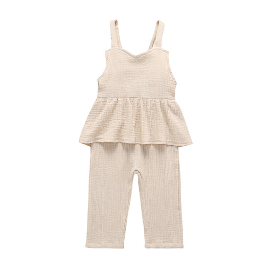 Overoles de Verano para Niñas en Algodón y Lino - Image 7