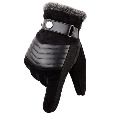 Guantes de Cuero Cálidos Impermeables para Motocicleta - Image 10