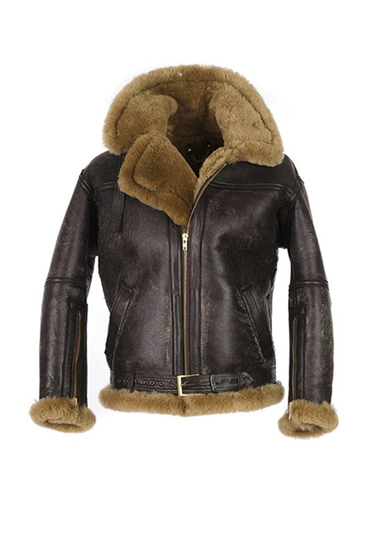 Abrigo de Piel Estilo Western Vintage para Hombre - Invierno - Image 12
