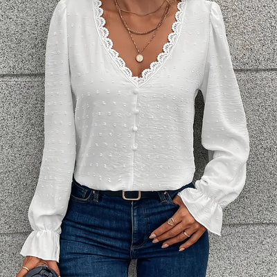 Blusa Minimalista de Manga Larga para Mujer - Versátil y Elegante - Image 7
