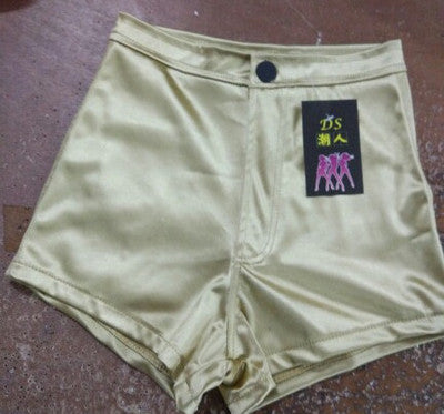Shorts Retro de Cintura Alta con Bolsa Lateral para Cantantes - Image 26