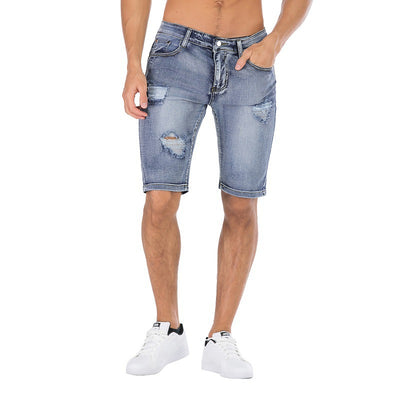 Shorts de Mezclilla Elástica para Hombre - Estilo Moderno - Image 8